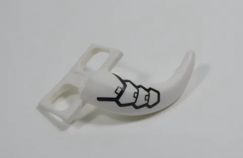 LEGO White Printed Dinosaur Animal Tail Minifig Skeleton I12