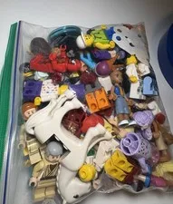 LEGO Minifigures Assorted Bag Bulk Lot Star Wars Friends Marvel Accessories