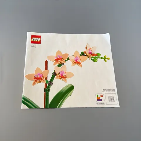 LEGO - Botanical Collection - Mini Orchid - #10343 - instruction manual