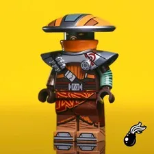 LEGO Star Wars BrickBangers Custom The Silent Hunter Embo Pad Minifigure NEW