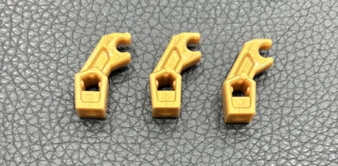 LEGO Parts Pearl Gold Arm Mechanical Exo-Force Part 98313 Lot Of 3
