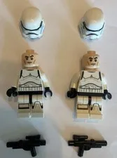 LEGO Star Wars Imperial Stormtrooper Minifigures Lot of 2 SW0617 75078 Blasters