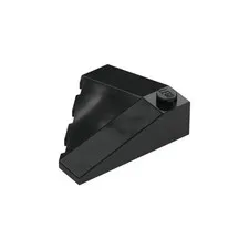 LEGO 30x Black Wedge 4 x 4 (Slope 18 Corner) inv.623