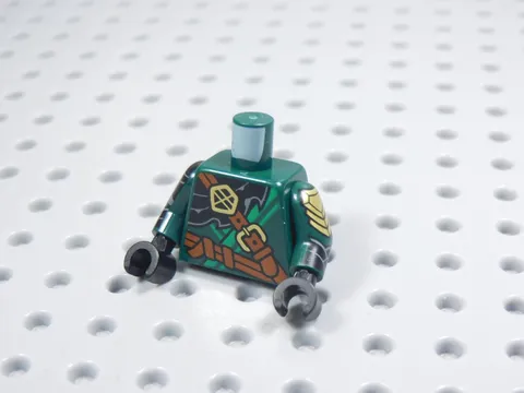 LEGO Dark Green Printed Ninja Torso Minifig AY