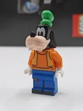 NEW Disney Goofy (Turtleneck Top) Custom Lego Minifigure 71044 Train Station