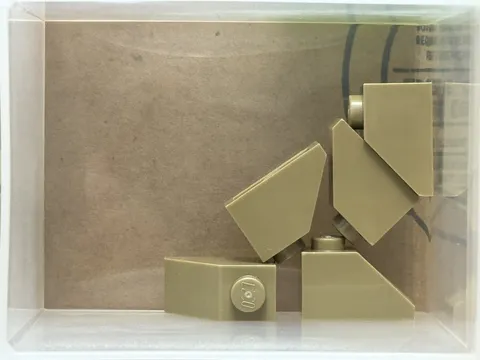 LEGO Parts - Dark Tan Slope 45 2 x 1 - No 3040 - QTY 5