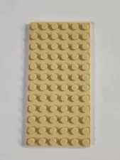 LEGO 6x12 Plate 3028 ● Tan ● Flat ● Parts ● 1 Piece