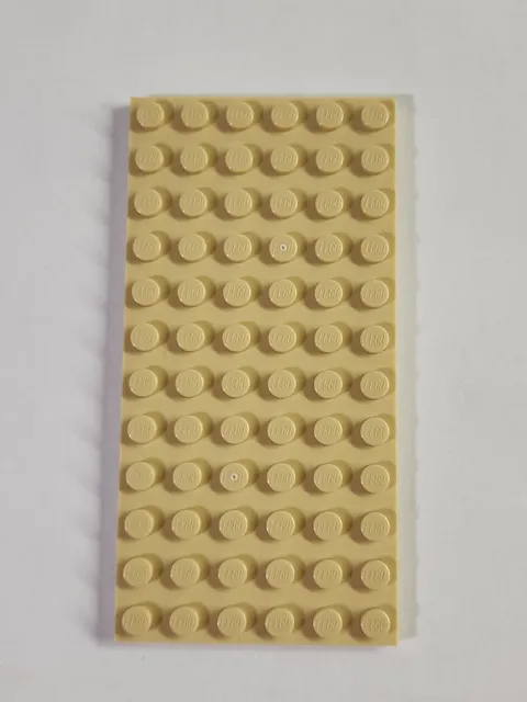 LEGO 6x12 Plate 3028 ● Tan ● Flat ● Parts ● 1 Piece
