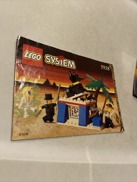 Instruction Manual ONLY for LEGO 5938: Oasis Ambush (1997) Desert/Egypt/Mummy