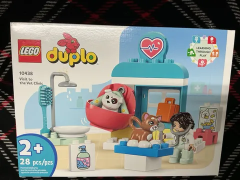 LEGO DUPLO Visit to the Vet Clinic Set 10438, 28 Pieces, Ages 2+