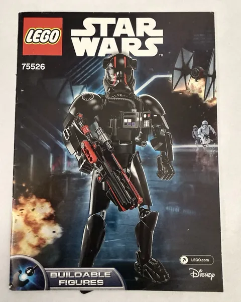 LEGO Star Wars Elite TIE Fighter Pilot 75526 Instruction Manual ONLY