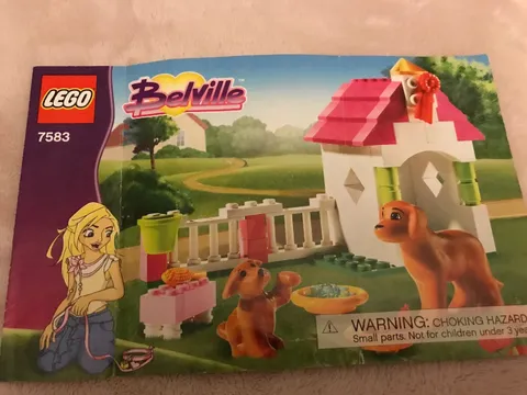 LEG0 Instructions ONLY NO Bricks LEGO Belville 7583