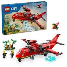 LEGO City Fire Rescue Airplane Toy Present Block Boys Girls Children 5 Years Old
