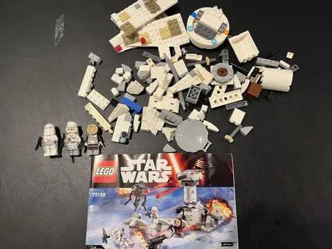LEGO Star Wars Hoth Attack 75138 Set w/ Minifigs Manual