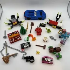 Lego Lot Car Spider Plants Flower Pastry Food Cat Miscellaneous Random Pieces