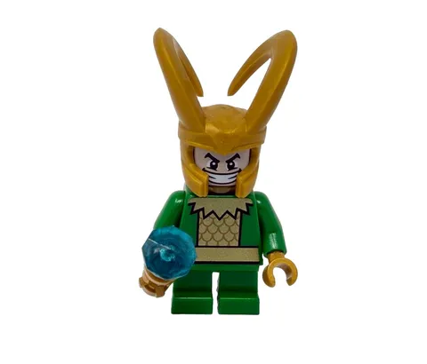 LEGO Super Heroes Loki Short Legs Minifigure sh0486 - Set 76091