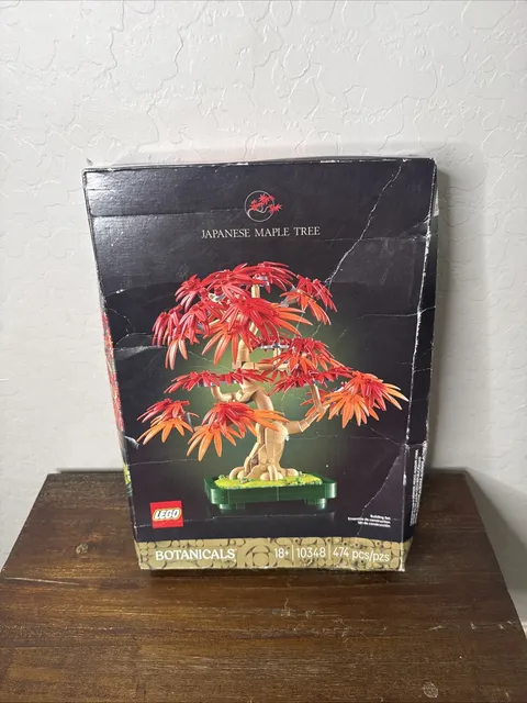 LEGO Botanicals "Japanese Red Maple Bonsai Tree" Building Set, 10348, 474pc.