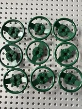 LEGO 67811 Dark Green 2x2 with Axle Hole Lot of 9 Botanic