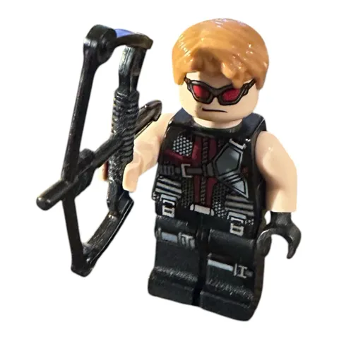 LEGO Marvel Super Heroes Hawkeye Minifigure W/Bow Avengers Age of Ultron Genuine