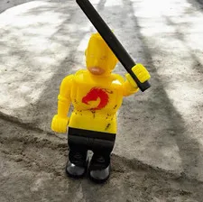 LEGO Minifigures Series 1 Ninja Minifigure w/ Sword, Plastic, Age 5+