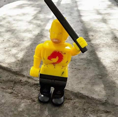 LEGO Minifigures Series 1 Ninja Minifigure w/ Sword, Plastic, Age 5+