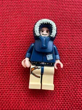 LEGO Star Wars Han Solo minifigure, featuring his dark blue Hoth parka