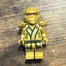 LEGO Gold Ninja Minifigure Plastic Figure