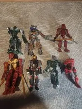 LEGO Bionicle Incomplete Figures Lot Parts 
