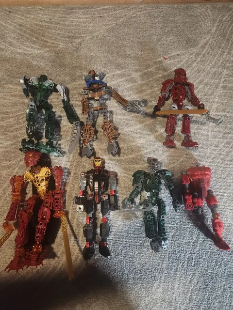 LEGO Bionicle Incomplete Figures Lot Parts 