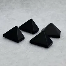 LEGO 15571 Black Slope 45 2 x 1 Triple with Bottom Stud Holder (x4)