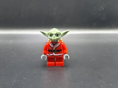 LEGO MINIFIGURE STAR WARS YODA - SANTA YODA, BACKPACK SW0358 CHRISTMAS