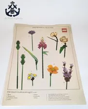 LEGO 2023 VIP Print Botanical Collection Flower Bouquet Art Poster 5007798