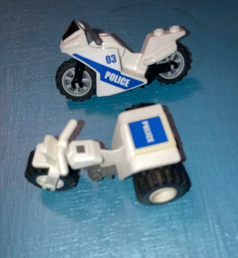 LEGO City Town Highway Patrol Police Motorcycle ATV 3 Wheel Sport Bike