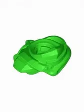 LEGO Minifigure Green Armor Shoulder Pad and Wrap with Scabbard for 2 Katanas