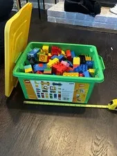Piece Lego Duplo Explore 3099 Building Blocks + Storage Tub No Instructions