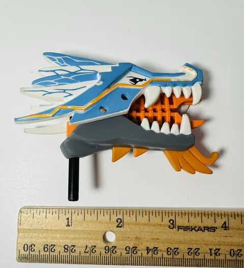 LEGO Ninjago 2260 Dragon Head Upper & 2507 Lower Jaw Set Ice Dragon Attack