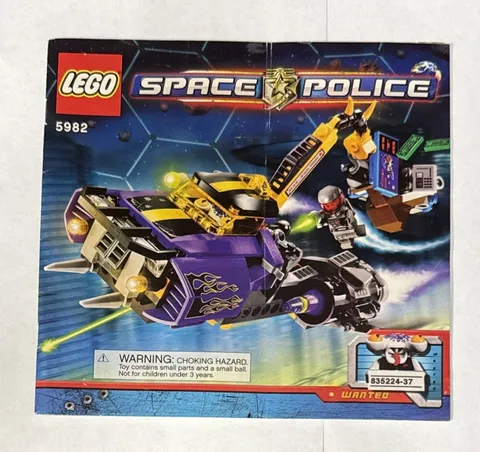LEGO Space Police #5982  INSTRUCTION MANUAL ONLY