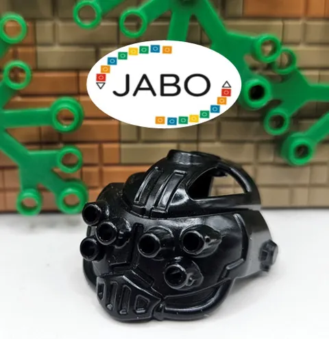 (S18 / 6 / 11) LEGO Bionicle 98596 Mask Mask Six Eyes (Core Hunter) Black