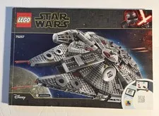 Lego Star Wars Millennium Falcon 75257 MANUAL ONLY Instruction Book No Bricks