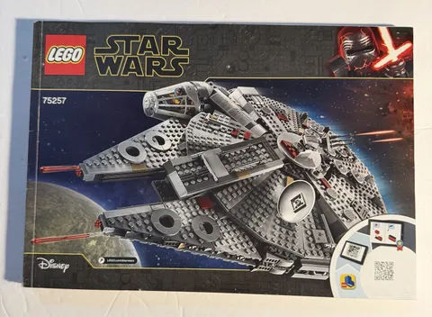 Lego Star Wars Millennium Falcon 75257 MANUAL ONLY Instruction Book No Bricks