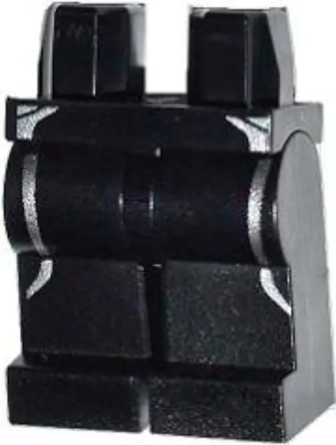 LEGO® Part 970c00pb0249 - Hips and Legs with Silver Lining Pattern