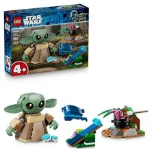 LEGO 75443 Star Wars Grogu's Homestead - Building Toy w/a Grogu Figure & Sorgan