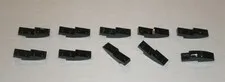 LEGO NEW 1x4x1 Black Brick Inverted Bow (10x) 6039869 Brick 13547