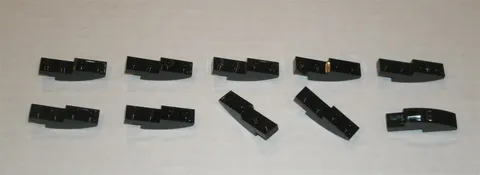 LEGO NEW 1x4x1 Black Brick Inverted Bow (10x) 6039869 Brick 13547