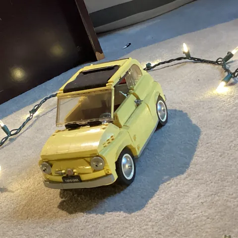 LEGO Fiat 500 10271 Car Set Unfinished (READ DESCRIPTION)