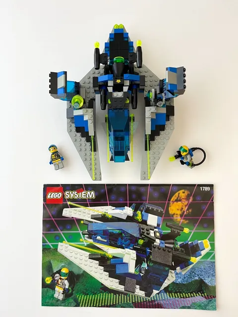 Lego Space Unitron Starhawk II 1995 100% Complete #1789 Vintage 1995 w Manual