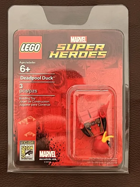 LEGO SDCC Comic-Con Exclusive 2017 Deadpool Duck Minifigure Extremely Rare