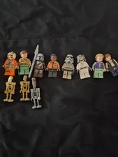LEGO Star Wars Minifigure Lot w/ Droids & Accessories, Mixed Characters