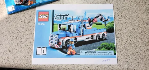 Lego City: Tow Truck (60056) 100% Complete with instructions and minifigures