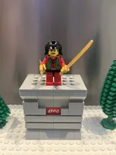 LEGO Castle Ninja - Robber Minifigure 6045 6089 cas053 Genuine w Weapons *read